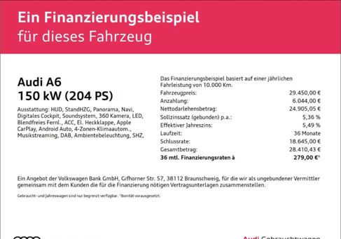 Audi A6, 2023