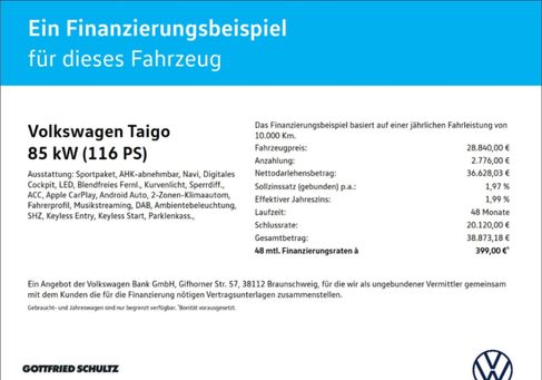 Volkswagen Taigo, 2026