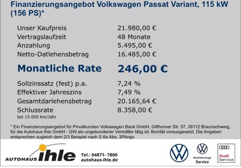 Volkswagen Passat Variant, 2022 2