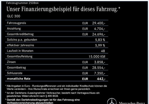 Mercedes-Benz GLC 300, 2020